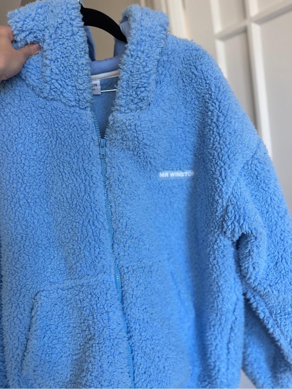 Mr. Winston Designer Sky Snow-Bunny Zip Hood